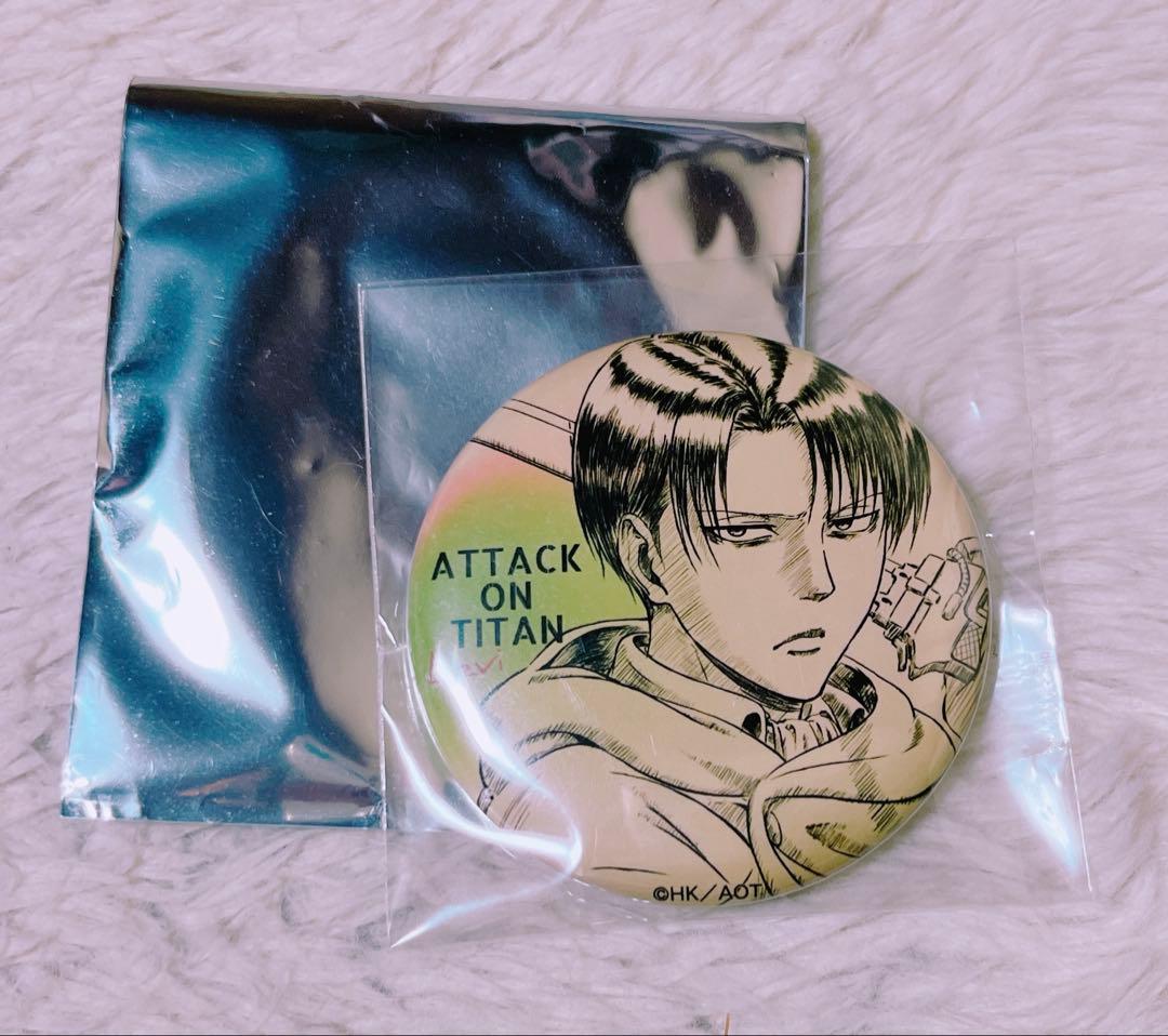 新品 希少 進撃の巨人 リヴァイ wit studio 缶バッジ