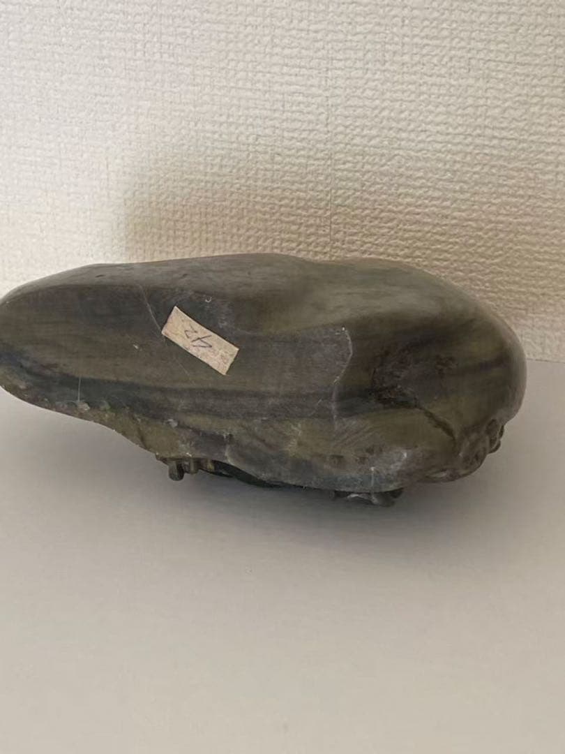 中国美術 天然石 鑑賞石玉石龍彫刻 置物 時代物