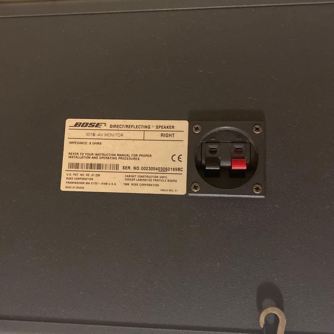 BOSE ポーズ スピーカー 301-AV AV MONITOR A0460