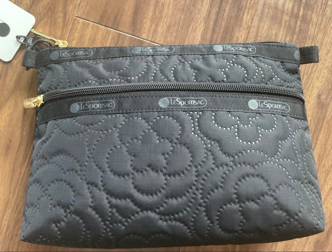 セール！タグ付きLeSportsac 薔薇柄キルトポーチクリスマスプレゼント