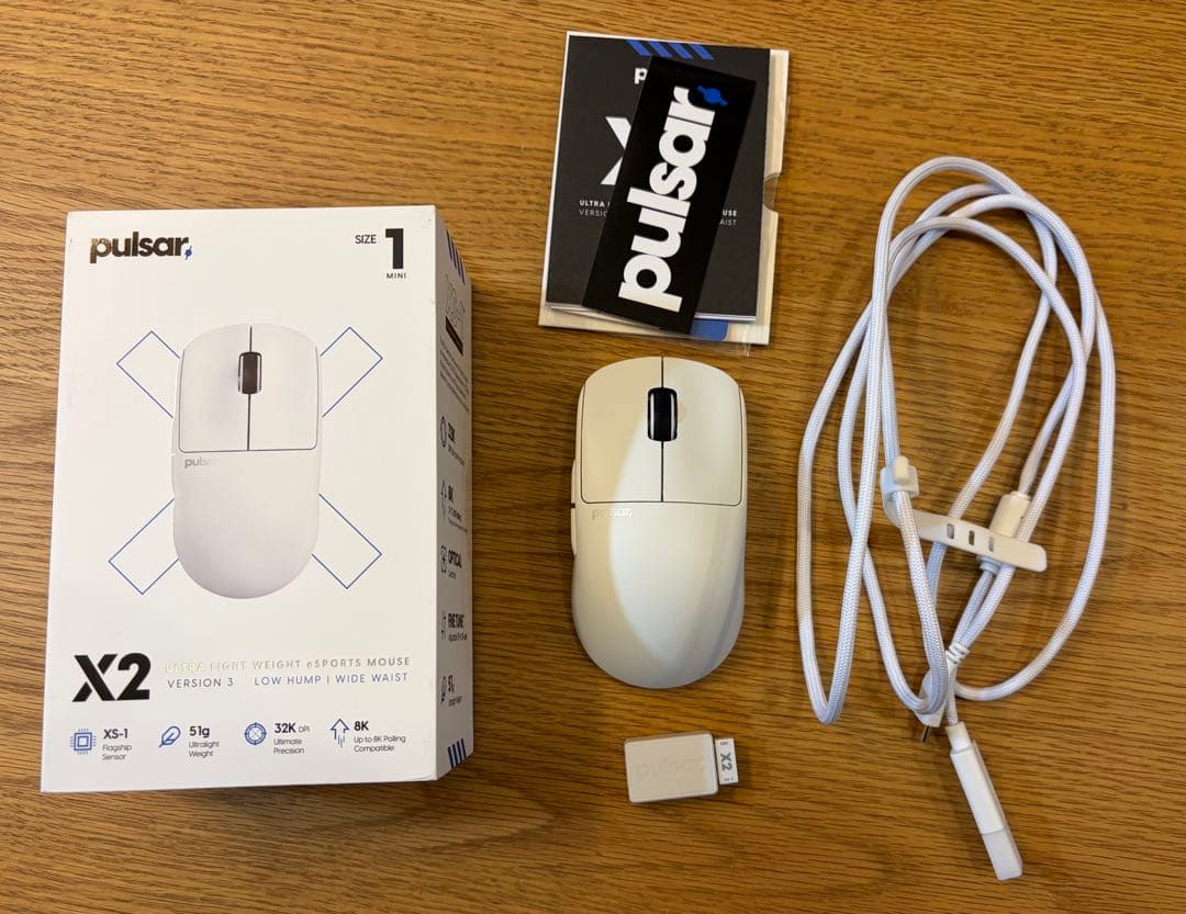 マウス・トラックボール Pulsar X2 v3 Mini White