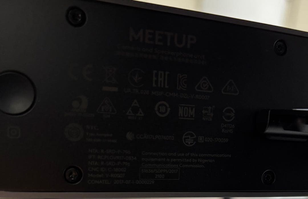 Logicool MeetUp ビデオ会議用カメラ スピーカー内蔵