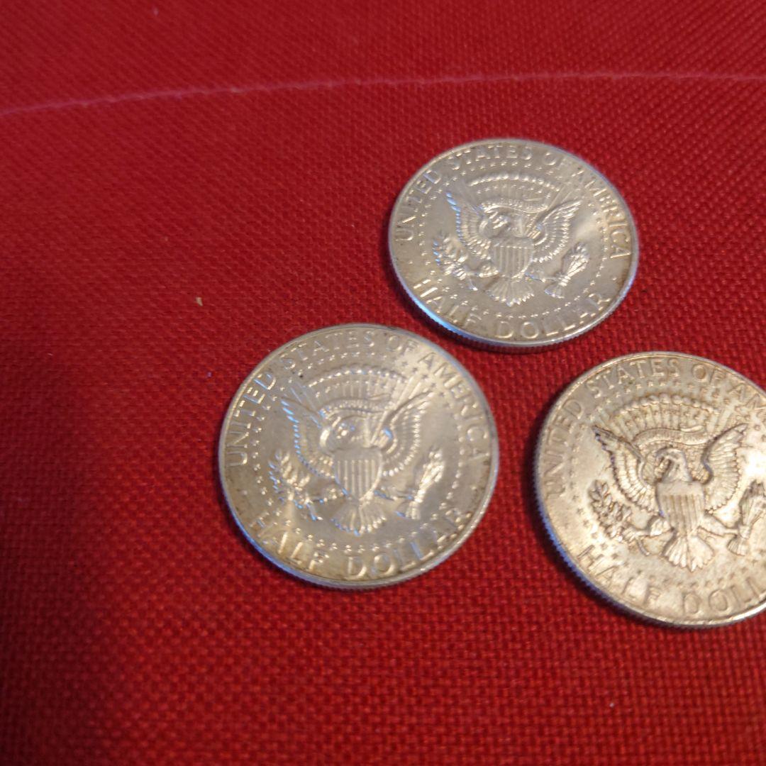 ば*ー様 1964 Kennedy Half Dollar 3枚セット