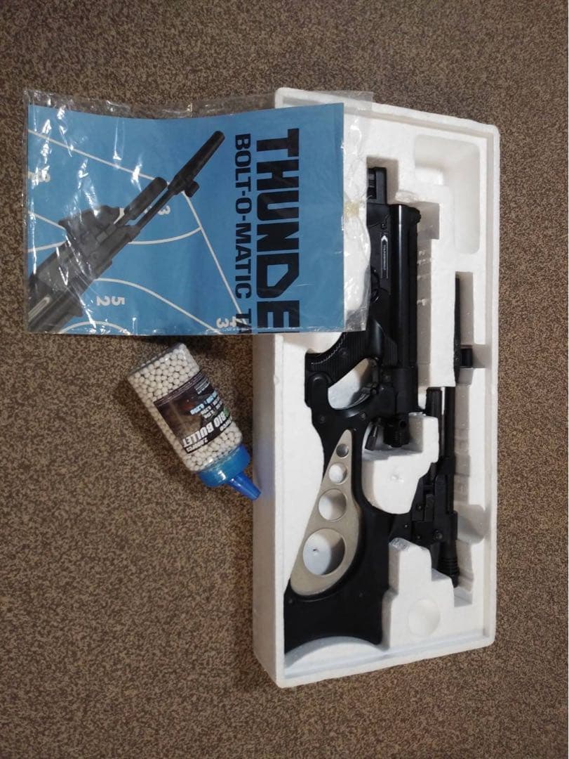 増田屋THUNDERBOLTS S エアソフトガン 超希少美品B B弾おまけ付き