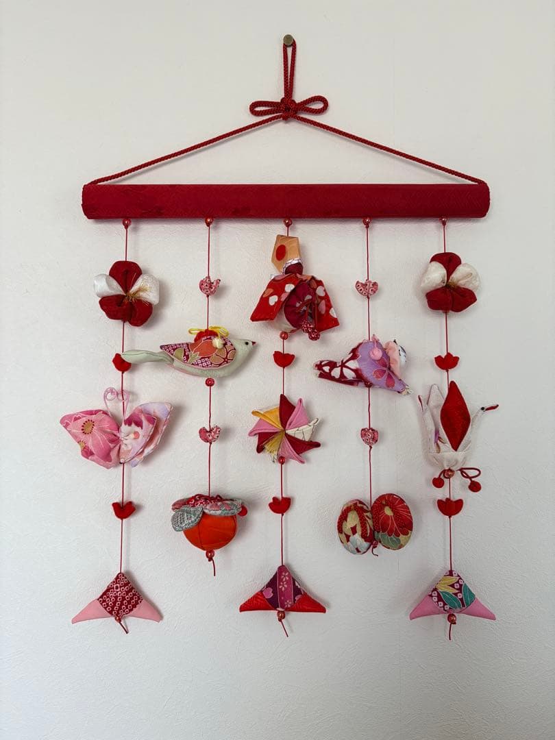 可愛いつるし雛　No.197 壁掛けタイプ・ひな祭り・さげもん吊るし飾り