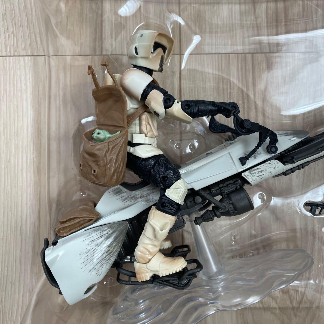 スターウォーズ ブラックシリーズ　スピーダースカウトトルーパーザチャイルド