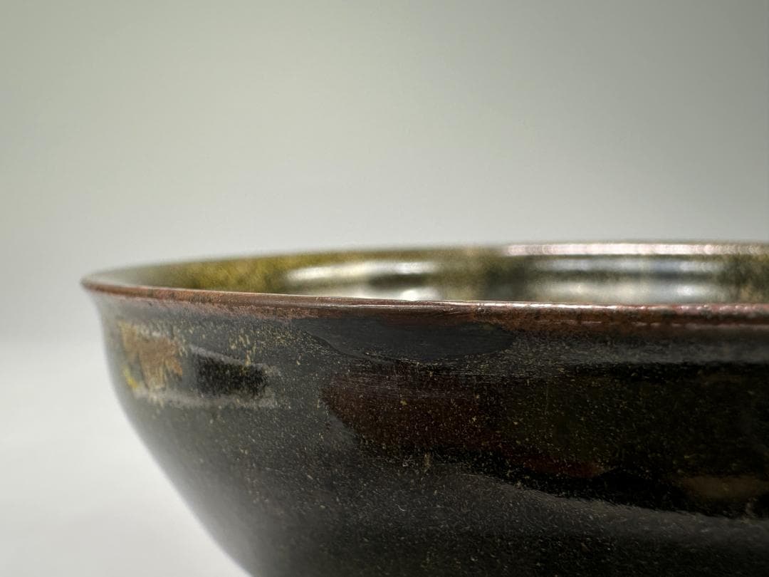 日本美術　天目茶碗　時代茶碗　黒釉茶碗