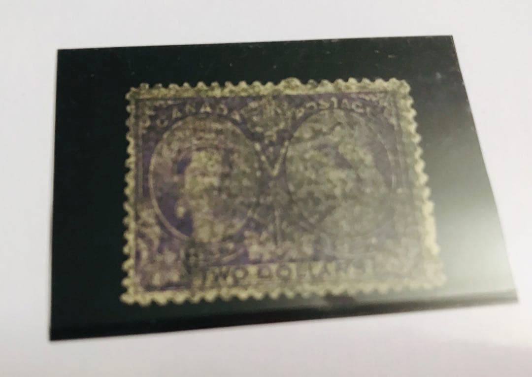 紫ジュビレオ　1897年　2ドル切手