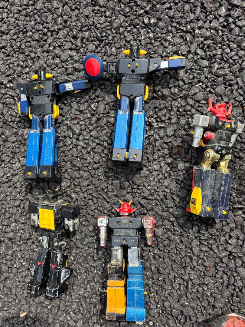 戦隊ヒーロー 5体セット ロボットフィギュア