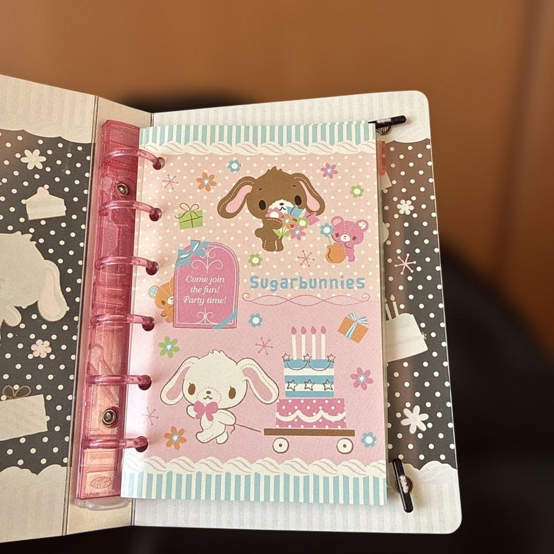 ⭐️サンリオ⭐️Sugarbunnies バインダー式シール手帳 [平成レトロ]希少