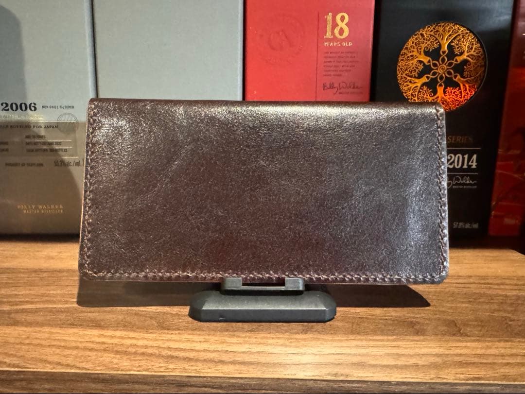 トラッカーウォレット　長財布　ブルチャートルシード ブラウン