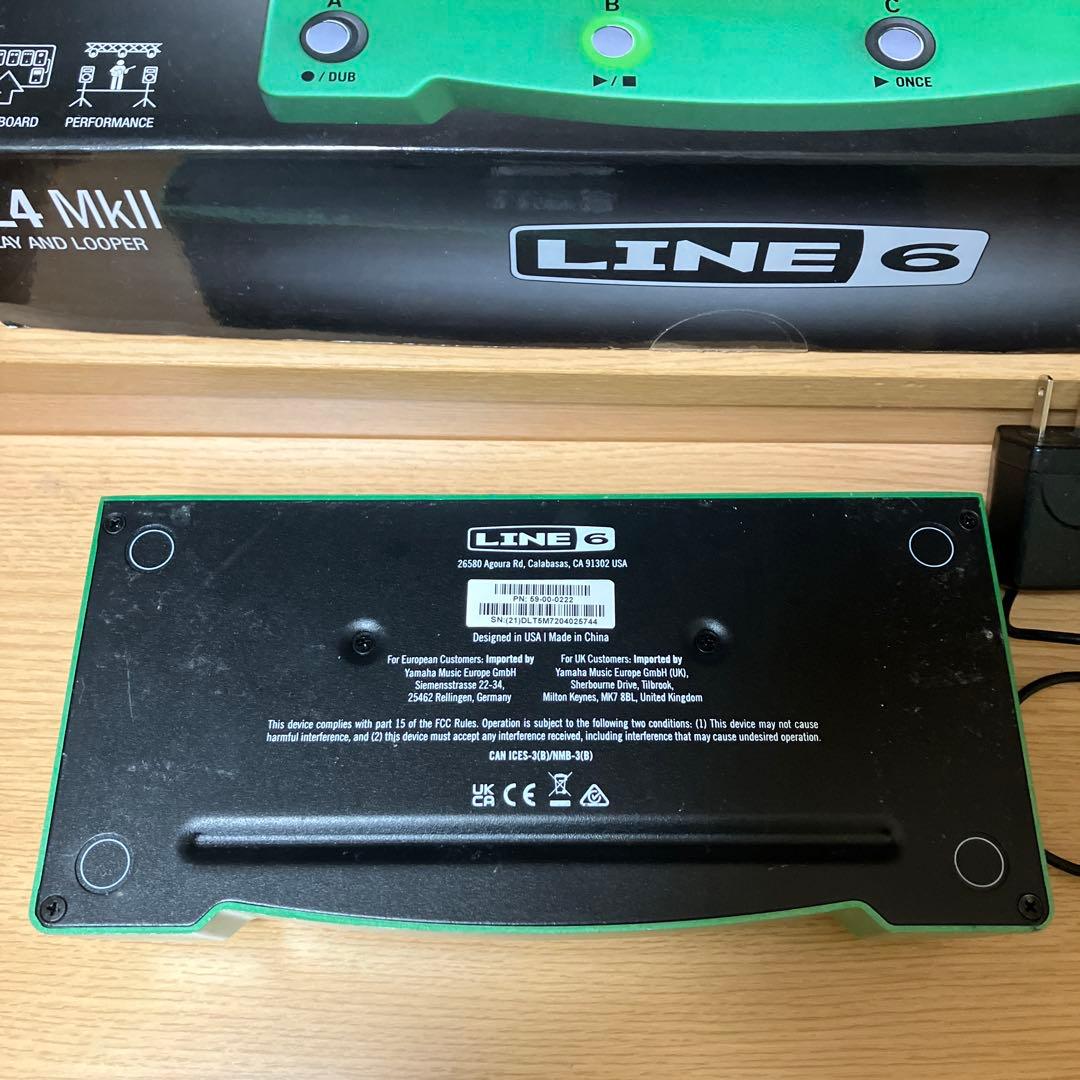 LINE 6 DL4 MkII ディレイ・ルーパー　LINE6 mk2