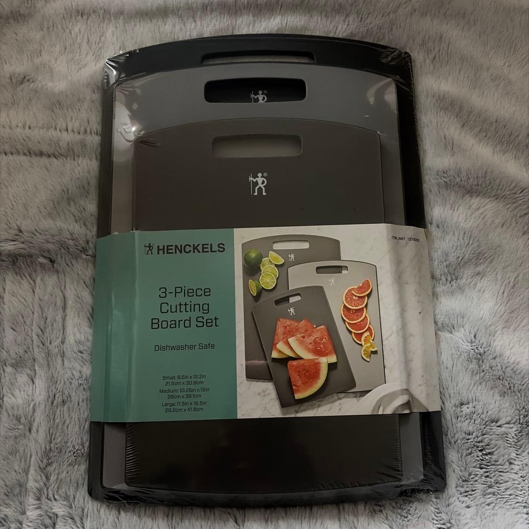 HENCKELS 3-Piece Cutting Board Set 【新品】
