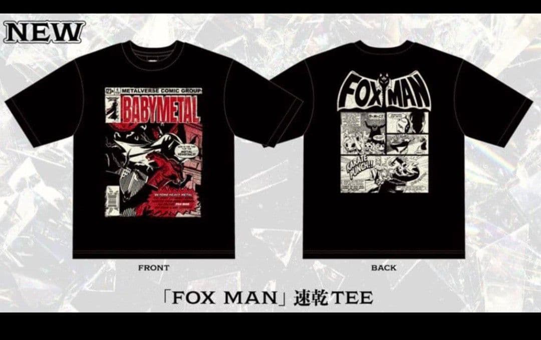 BABYL ベビメタ 速乾Tシャツ FOXMAN TEE XLサイズ