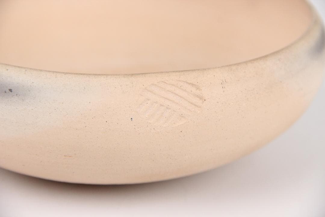 今戸焼　白井半七 作　灰器　焙烙 　茶道具　　旧蔵品　　共箱 EY21-16