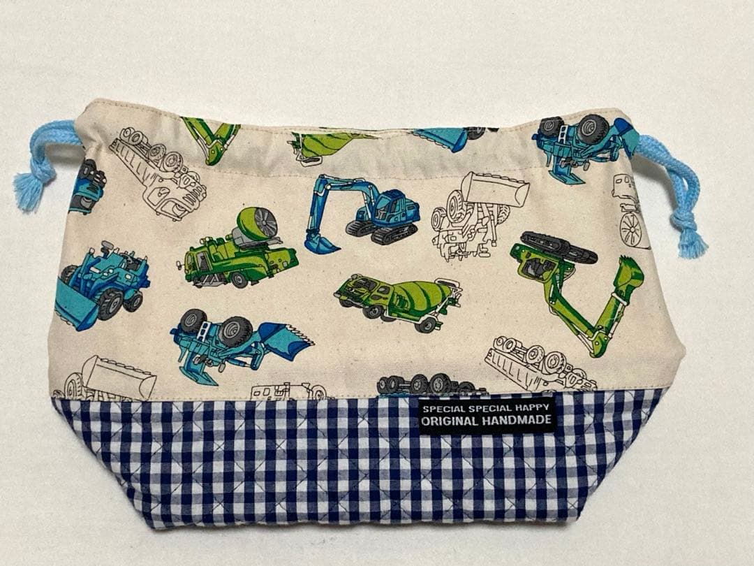 働く乗り物　キルティング　7点セット　入園入学