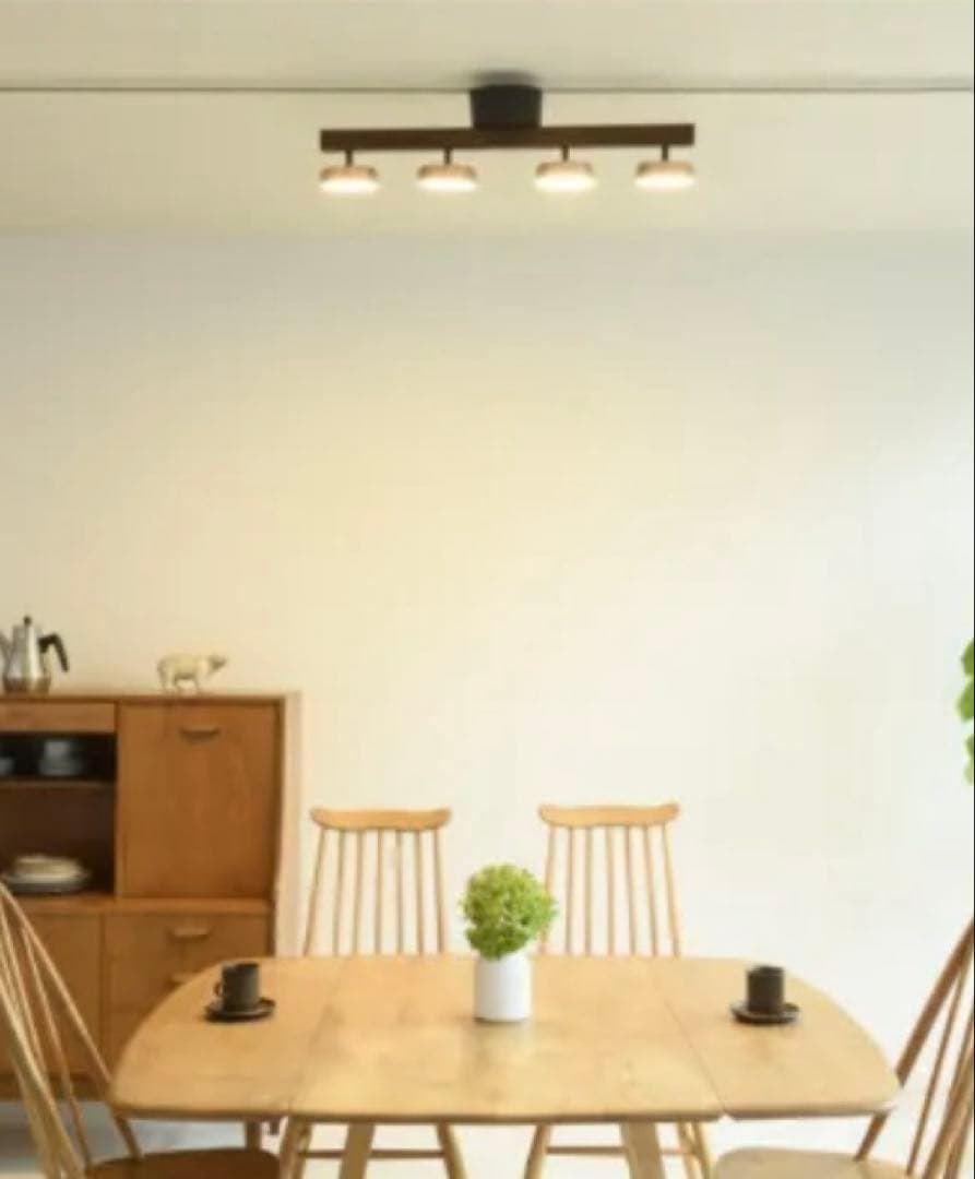 【訳あり】Rumani(ルマーニ) LED4灯シーリングライト　ブロンズ