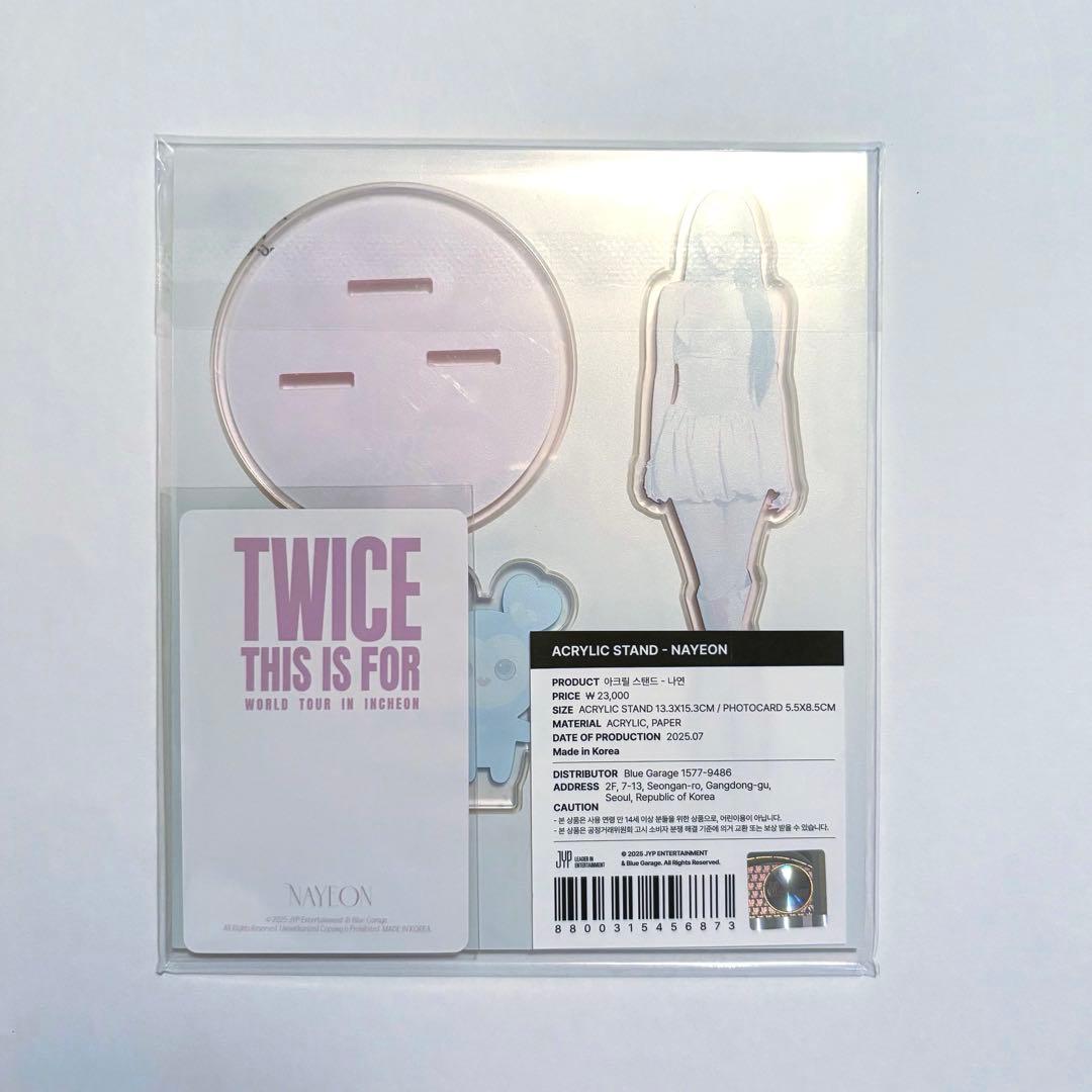 TWICE THIS IS FOR ソウルコン 仁川　アクリルスタンド　ナヨン