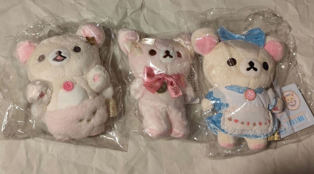 コリラックマ　ぶらさげぬいぐるみセット②