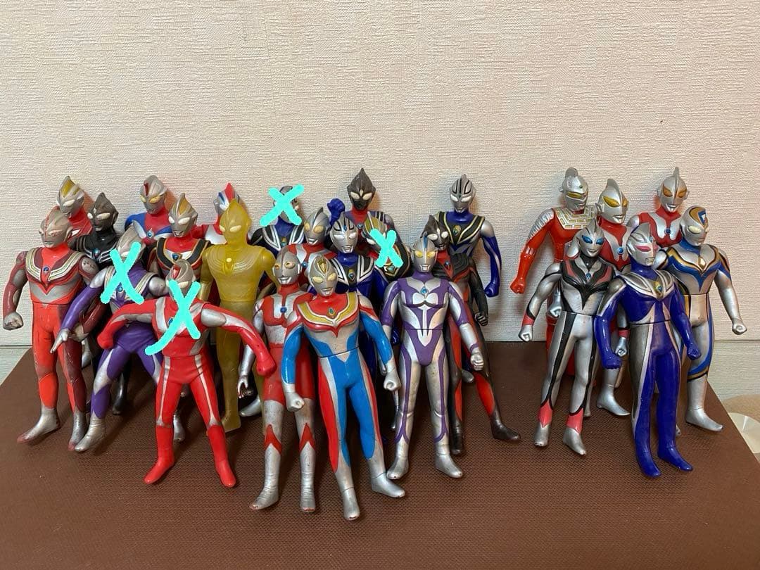 【中古品・ジャンク品】ウルトラシリーズ ソフビフィギュア セット まとめ売り