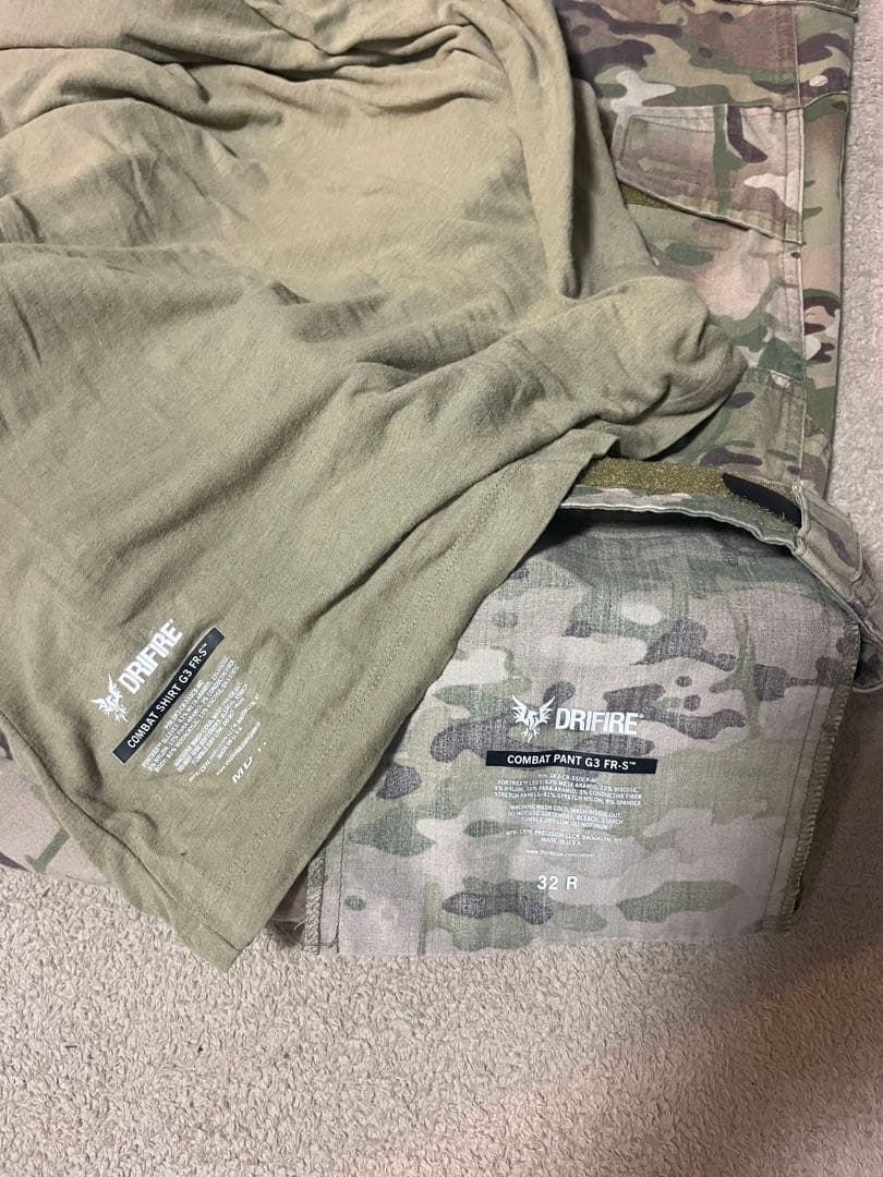 【極希少・実物難燃】CRYE PRECISION G3 DRIFIRE FR-S