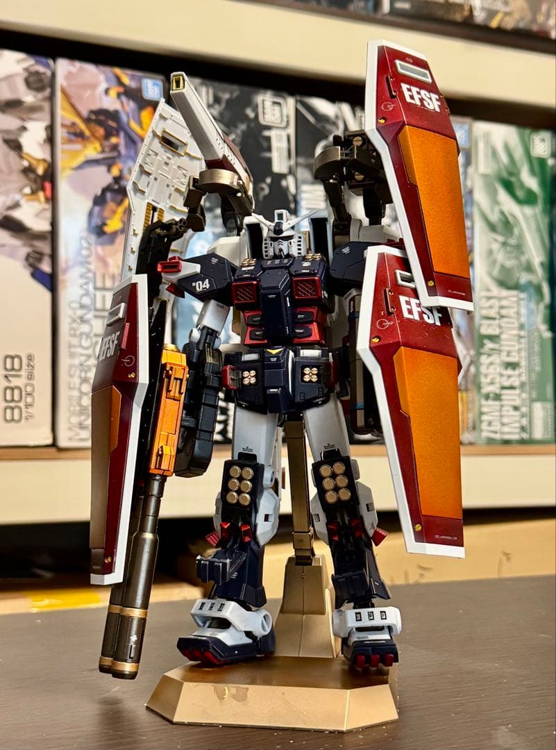 MG フルアーマーガンダム サンダーボルトver.ka　全塗装完成品 1/100