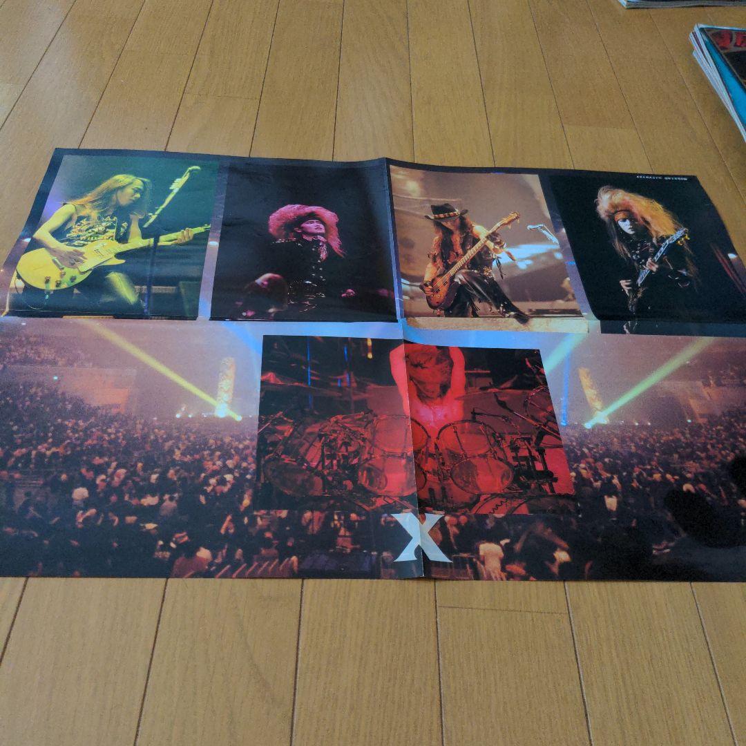 X、YOSHIKI特集、ARENA、shoxx　爆発寸前GIG　Xポスター付き