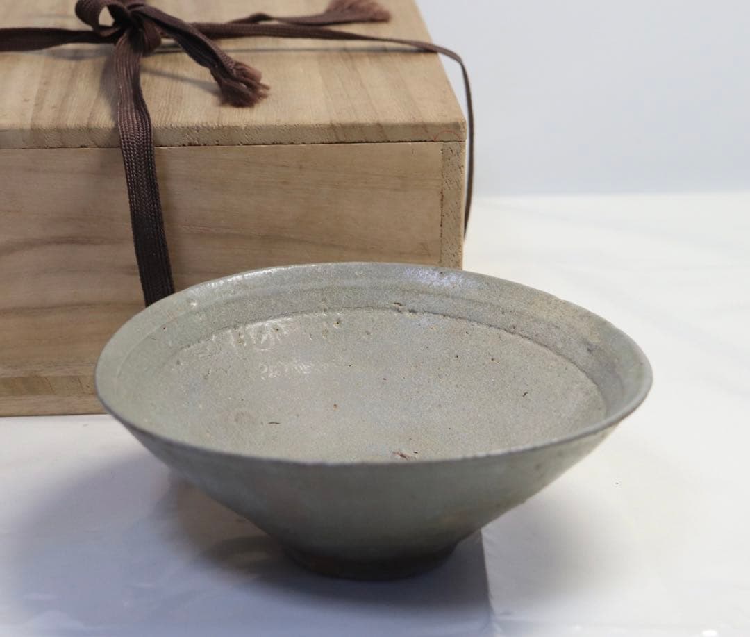 古唐津　茶碗　茶道具　共箱　送料込み1127