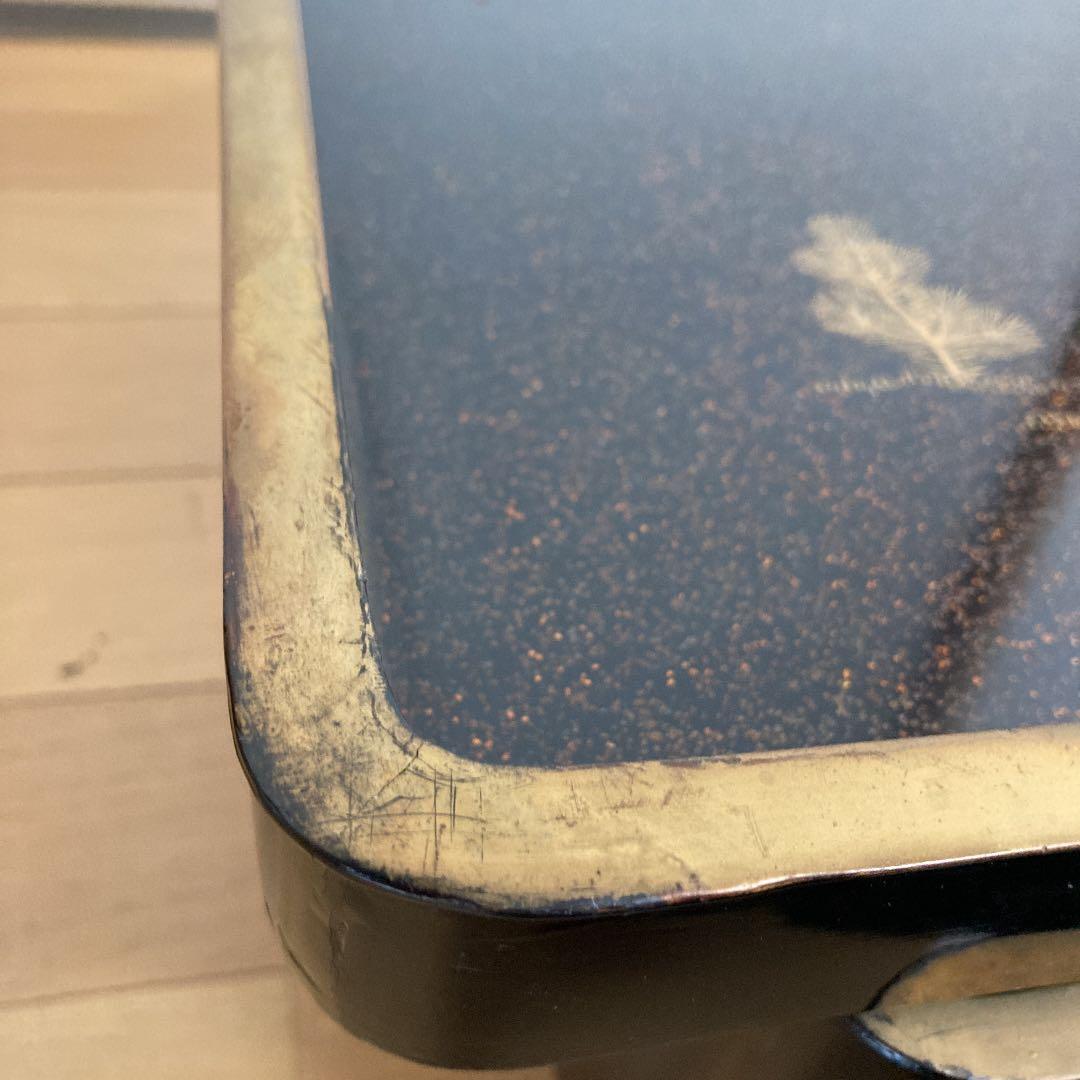 什箱　蒔絵　時代漆器　アンティーク