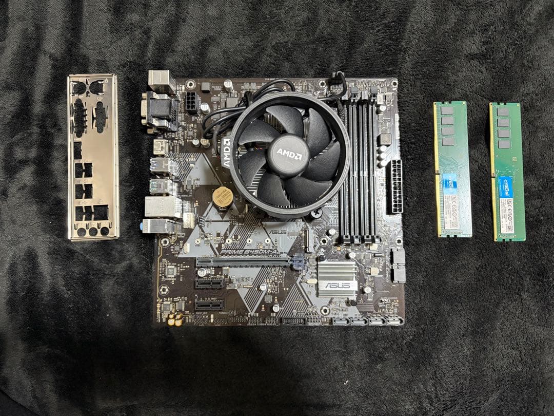 ASUS B450M+Ryzen7 2700＋DDR4 3200 16GB
