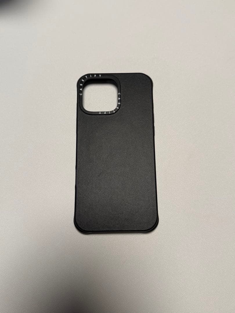 CASETIFY BIOVEGレザーケース iPhone 16pro max 黒