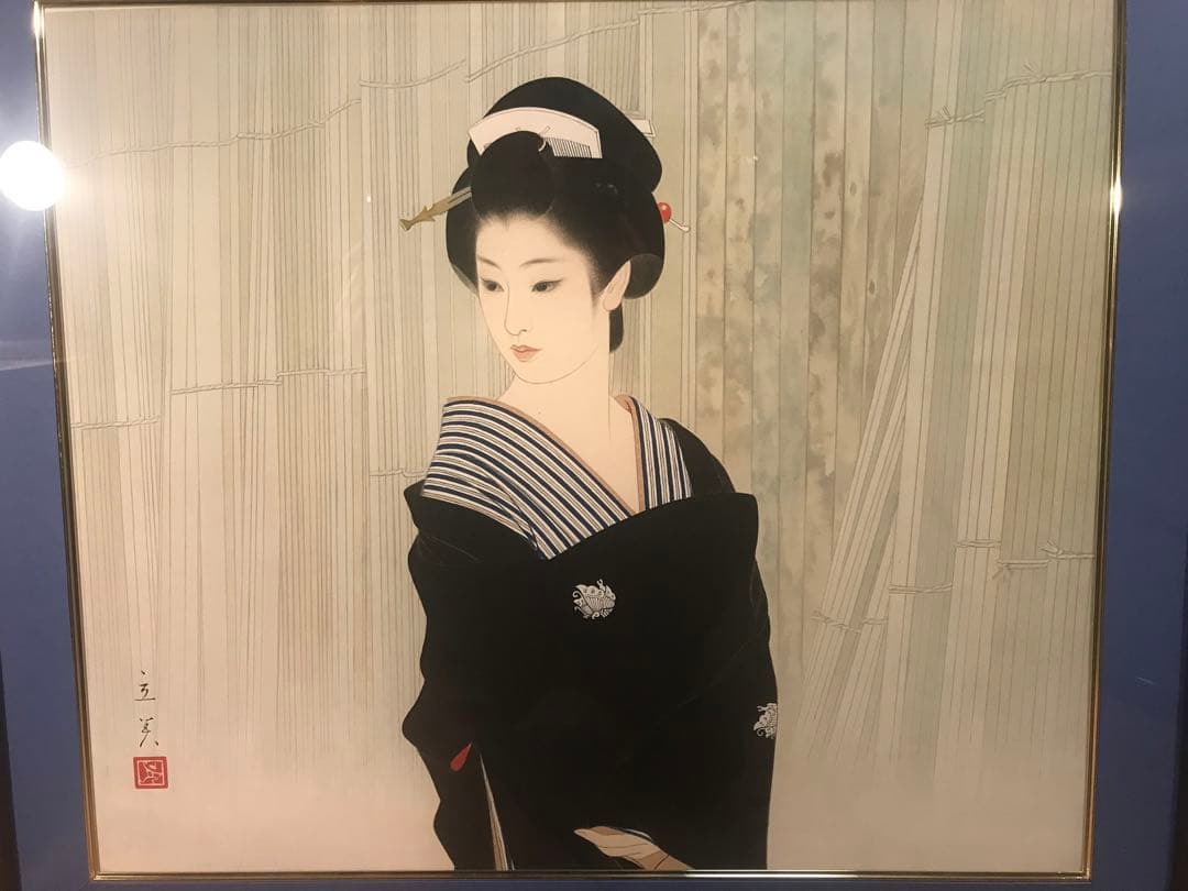 るみさま専用　志村立美「木場(Ⅰ)」シルクスクリーン　サイン・作品証明シール有り