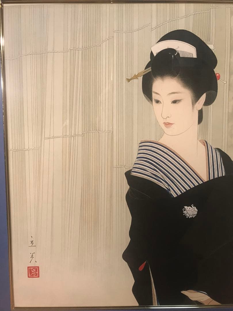 るみさま専用　志村立美「木場(Ⅰ)」シルクスクリーン　サイン・作品証明シール有り