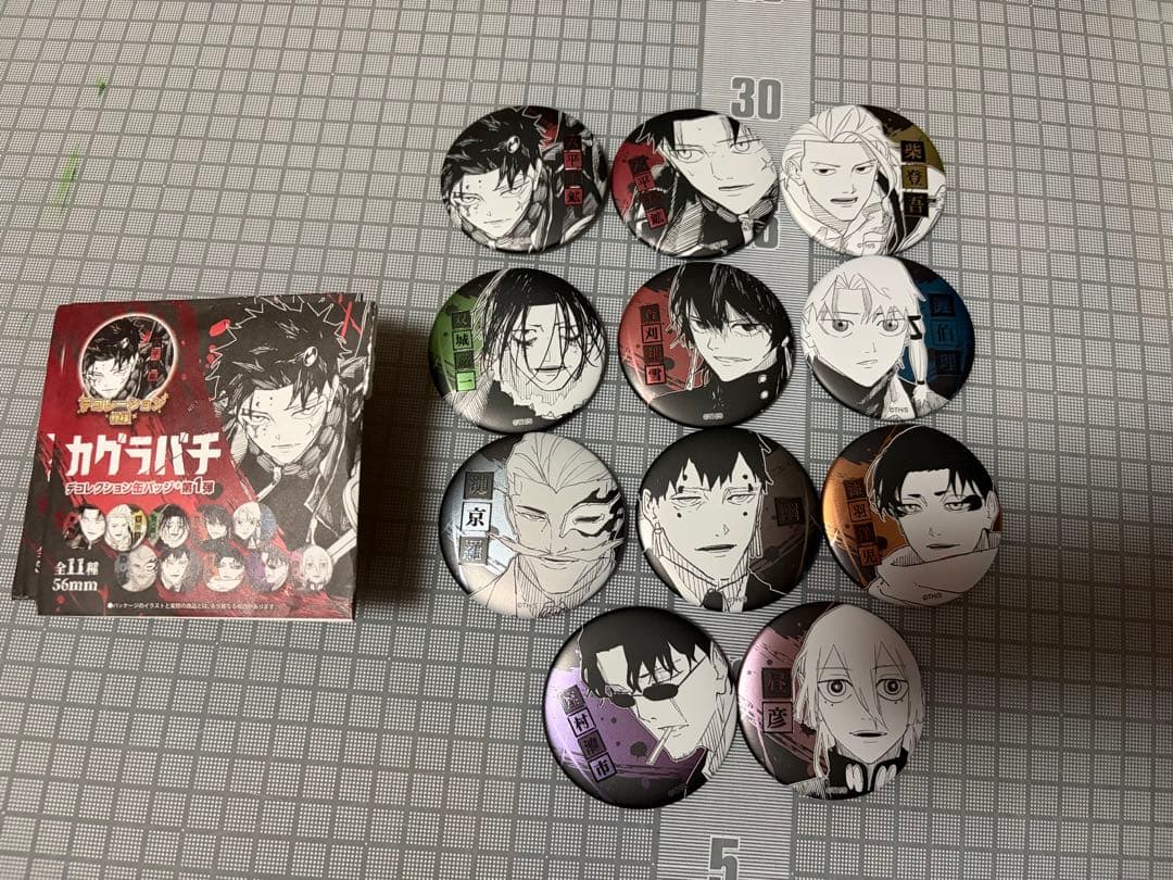 カグラバチ ジャンプショップ デコレクション缶バッジ 全種セット