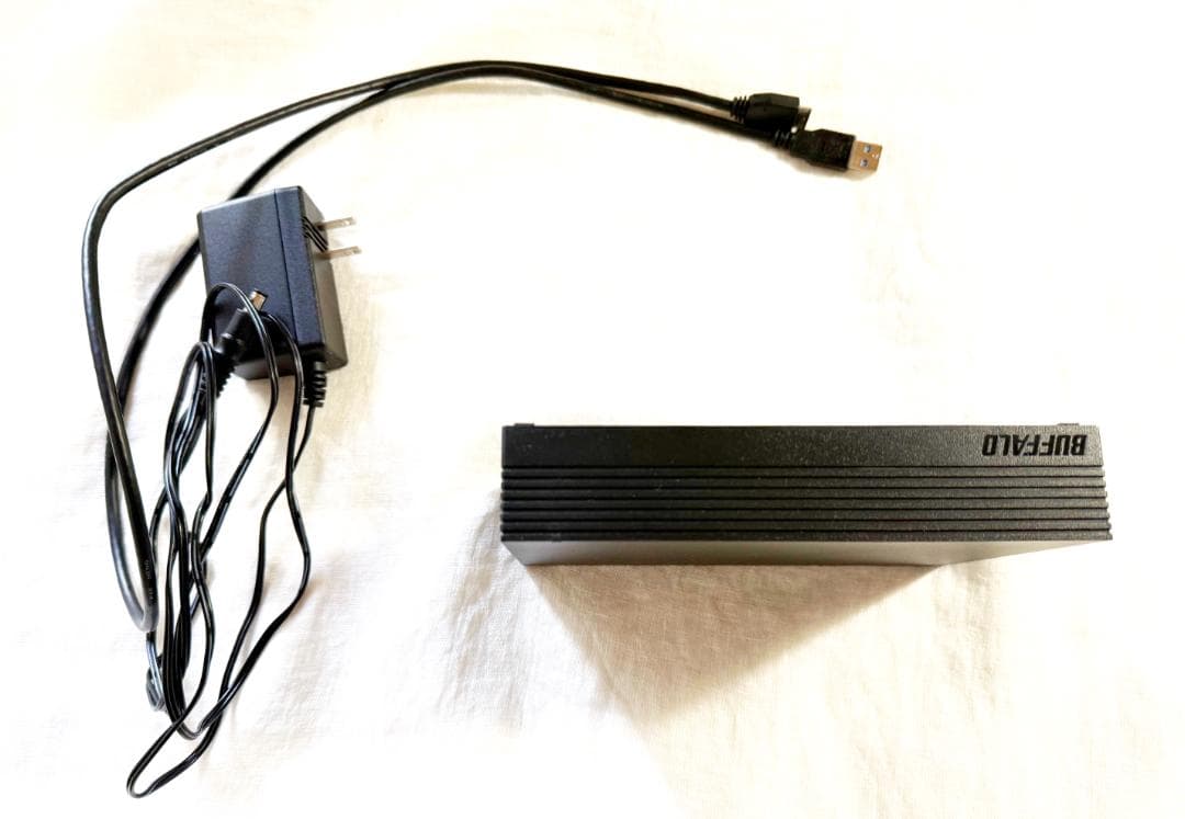 【中古・美品】バッファロー　HD-AD2U3 2TB 外付けHDD