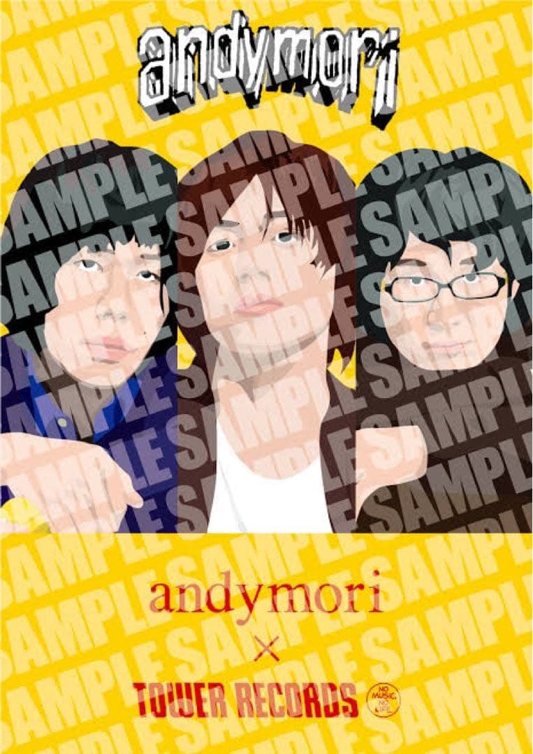andymori × TOWER RECORDS コラボポスター