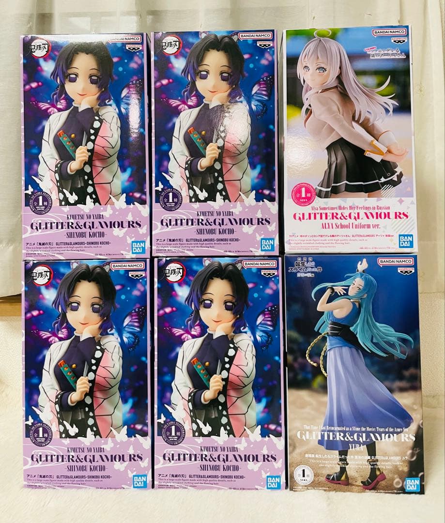 GLITTER&GLAMOURS フィギュア　しのぶ　ユラ　アーリャ