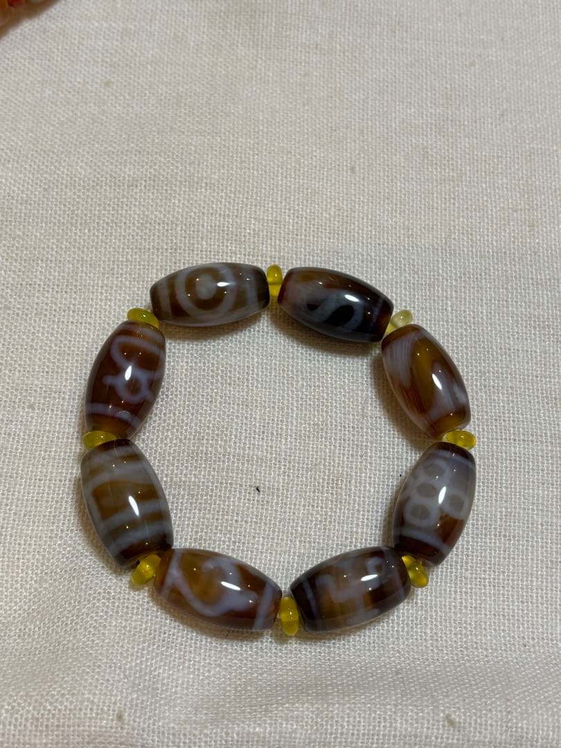 開運　天珠ブレスレット５本セット　内径16cm前後