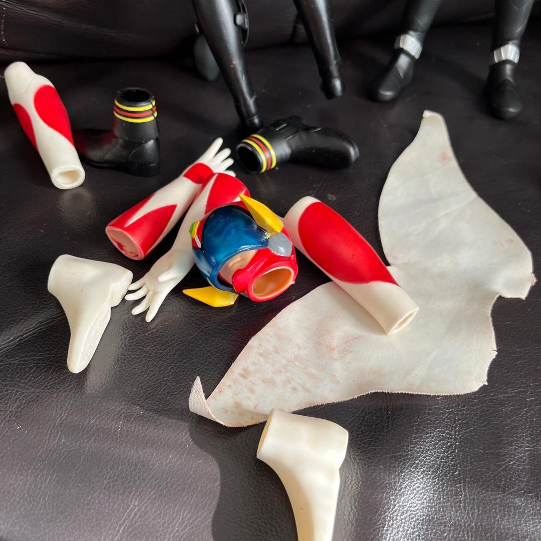 仮面ライダーブラック　ポリマー　スカル　メディコム素体など