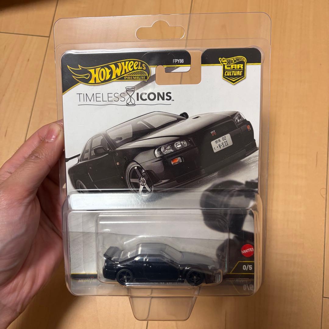 ホットウィール　チェイス　R34 スカイライン　プレミアム　日本未入荷　新品