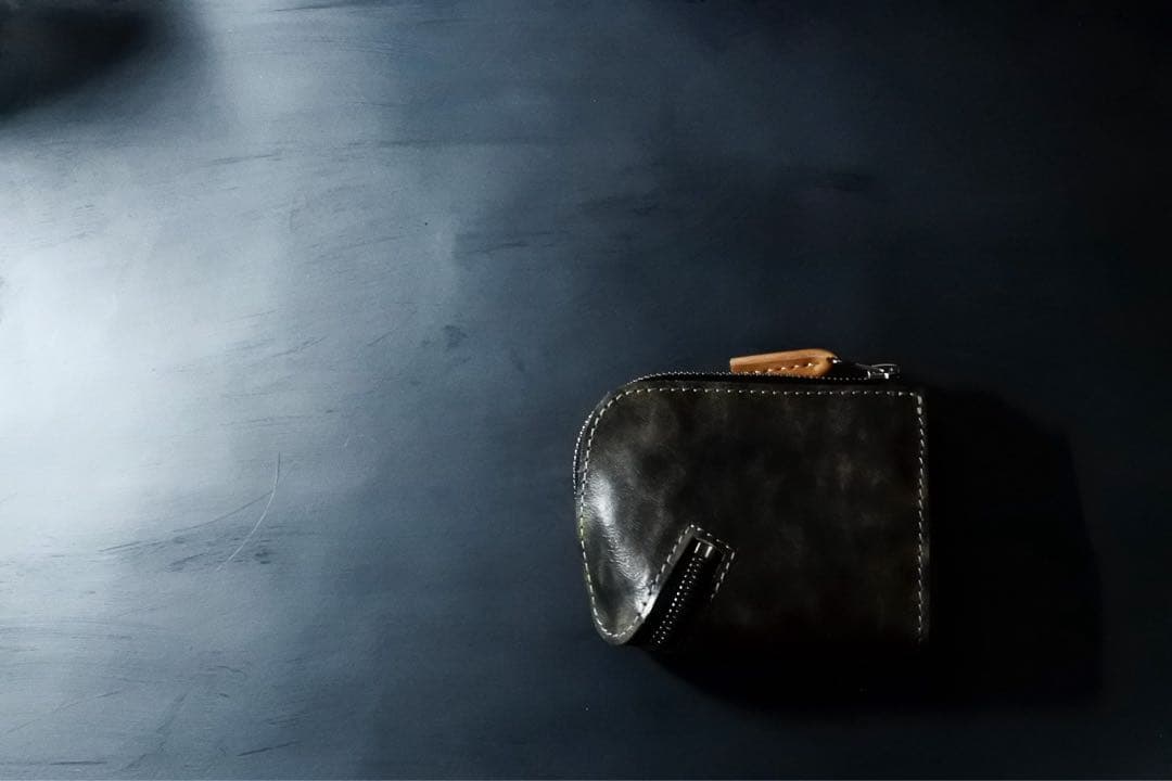 [オリジナル]J2 Zipper Wallet マーブル　コンパクト財布