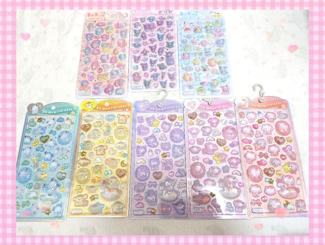 正規品　クラックス　サンリオ　うるちゅる　キティ　クロミ　マイメロ　プリン