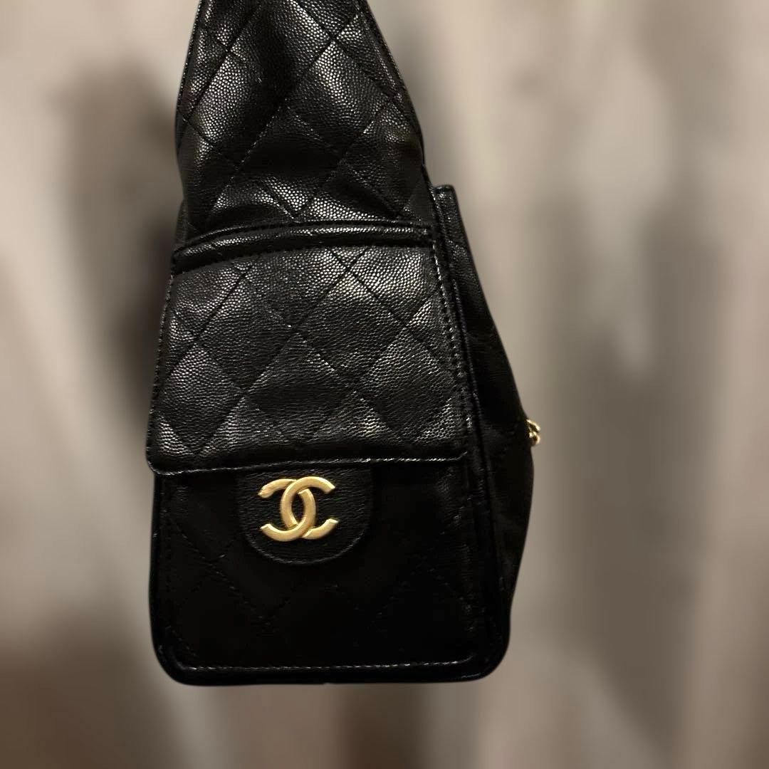 超美品☆Chanel25 キルティング ノベルティ ショルダーバッグ