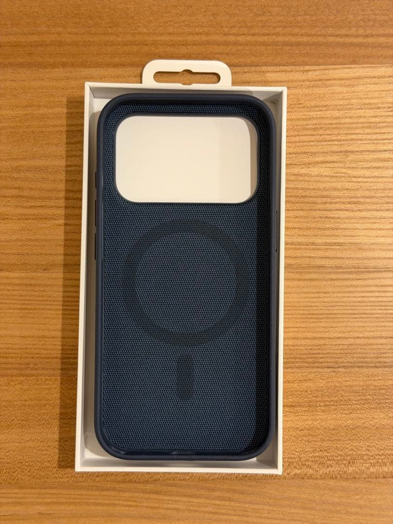 iPhone17 Pro テックウーブンケース ブルー Apple 純正品