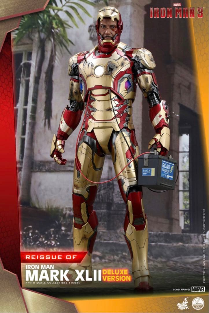 新品開封のみ ホットトイズ QS008アイアンマン・マーク42 1/4