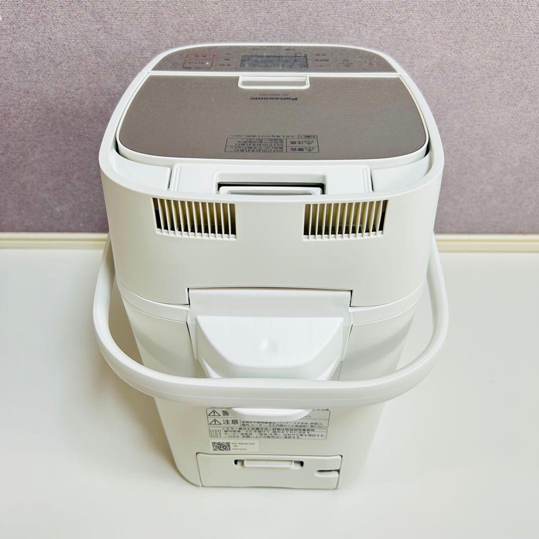 【未使用品】Panasonic ホームベーカリー 1斤 SD-MDX102-W