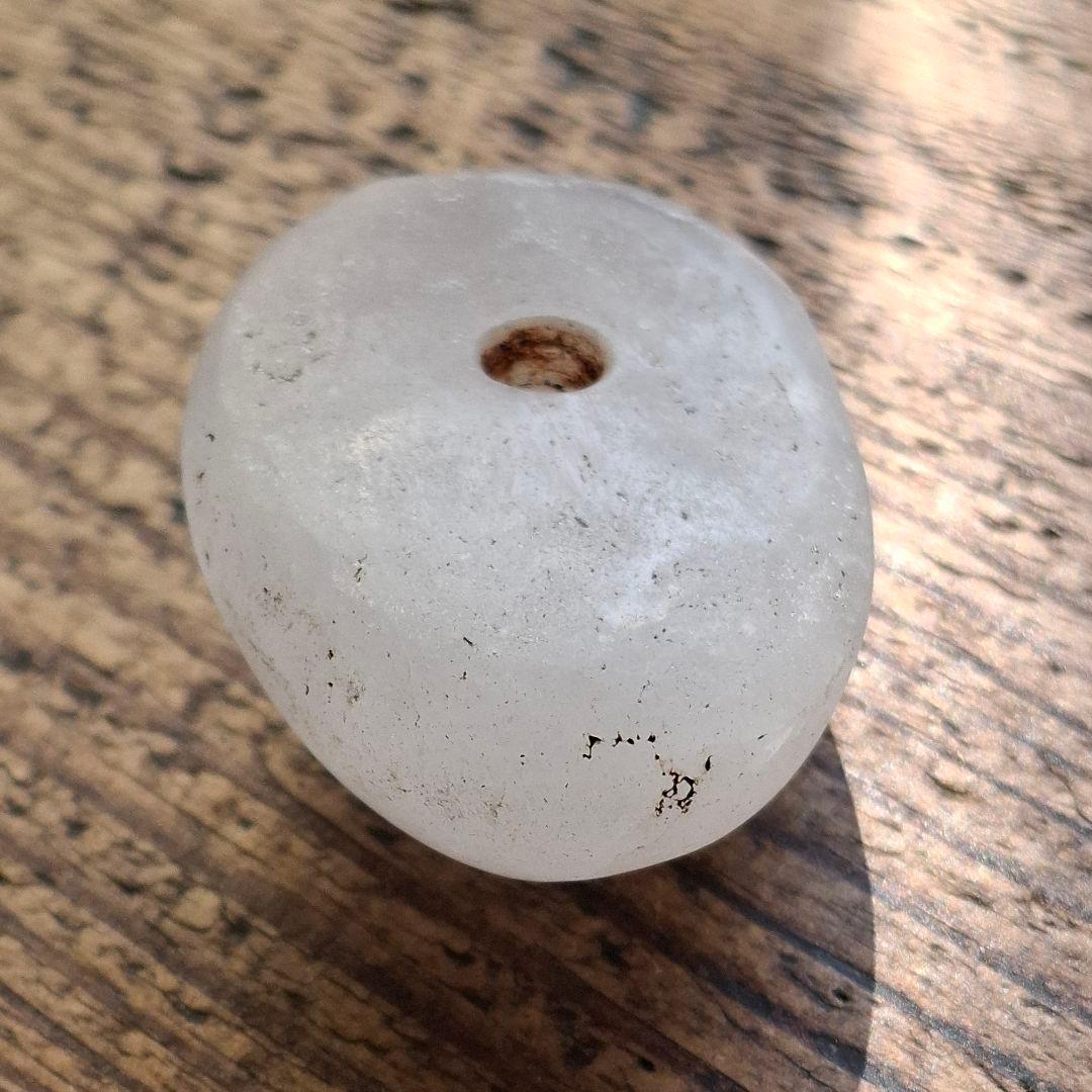 *古代水晶 大珠 橿原遺跡 出土品 古墳時代 勾玉