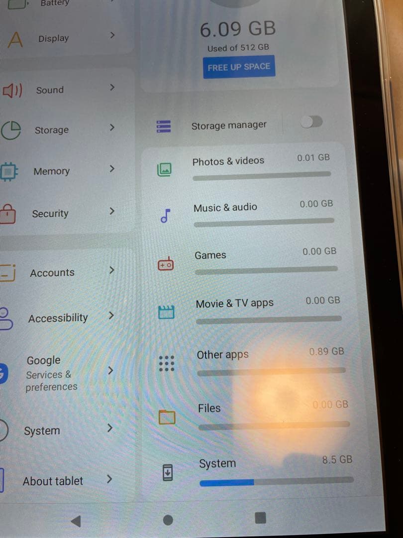 タブレットPC Android14