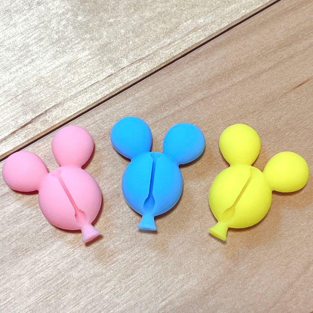 ディズニーリゾート ミッキーバルーン バッグチャーム ピンバッジ ケーブル