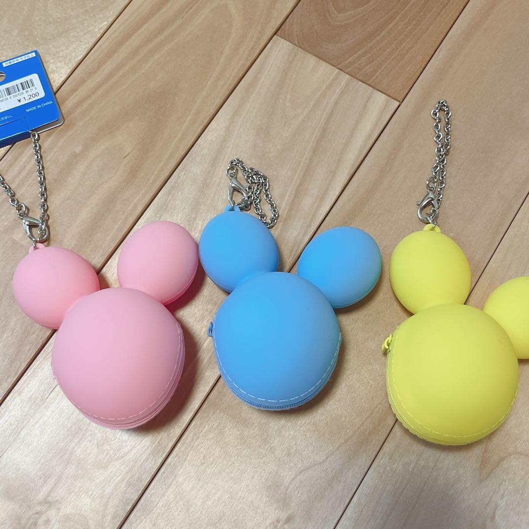 ディズニーリゾート ミッキーバルーン バッグチャーム ピンバッジ ケーブル